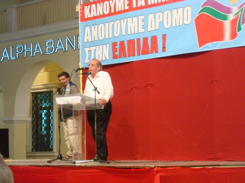 Μίμης Μαρίνος-Κουρής Κεντρική προεκλογική συγκέντρωση ΣΥΡΙΖΑ-ΕΚΜ Ζακύνθου 15/6